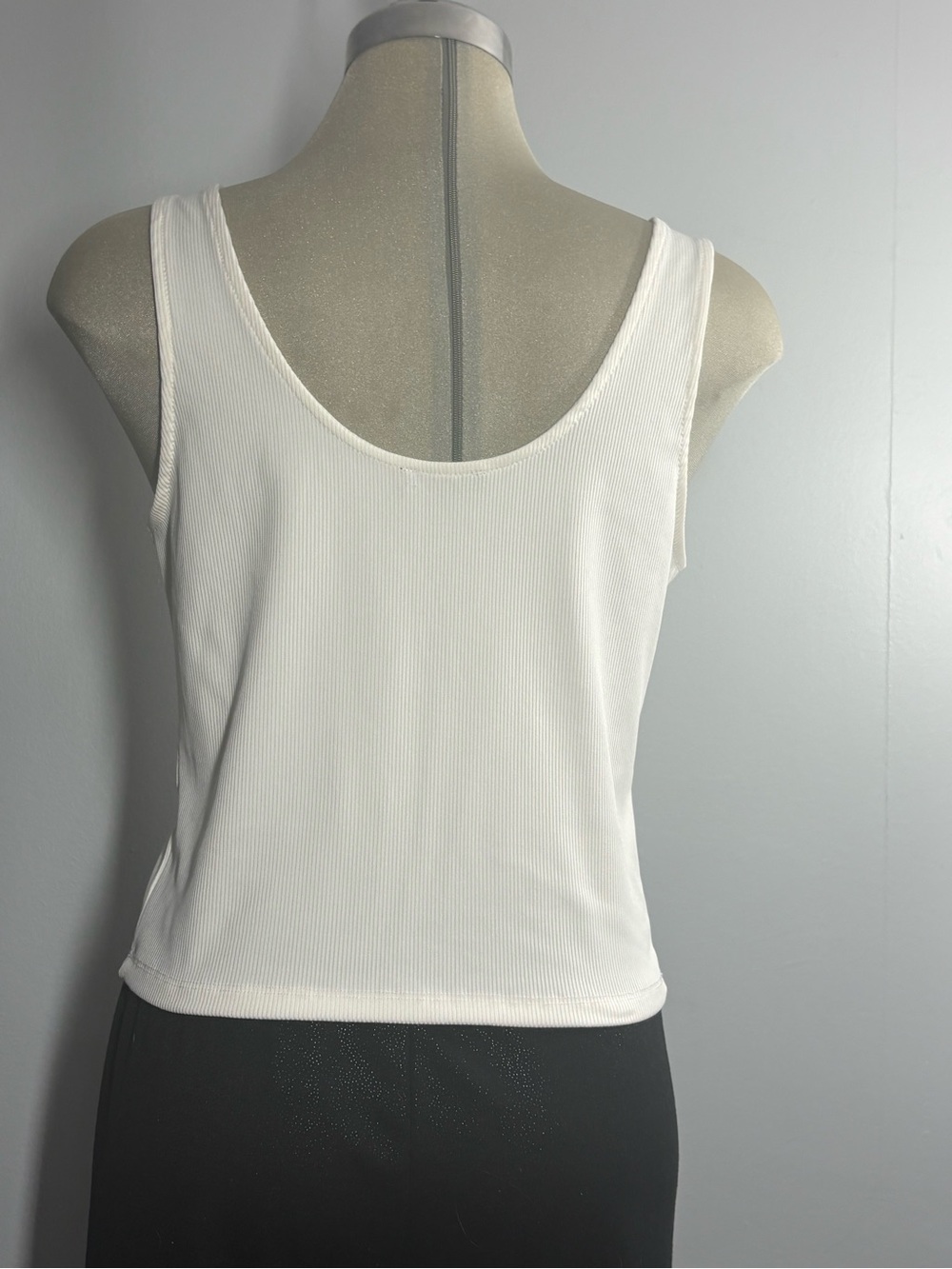 Dynamite White Ribbed Bustier-Style Tank - Picture 8 of 13